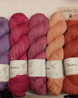 Single Merino mit Naturfarben gefärbt OOAK Sets