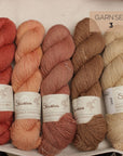 Single Merino mit Naturfarben gefärbt OOAK Sets