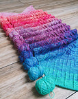 Anleitung New Direction Shawl 2 Farben (deutsch)