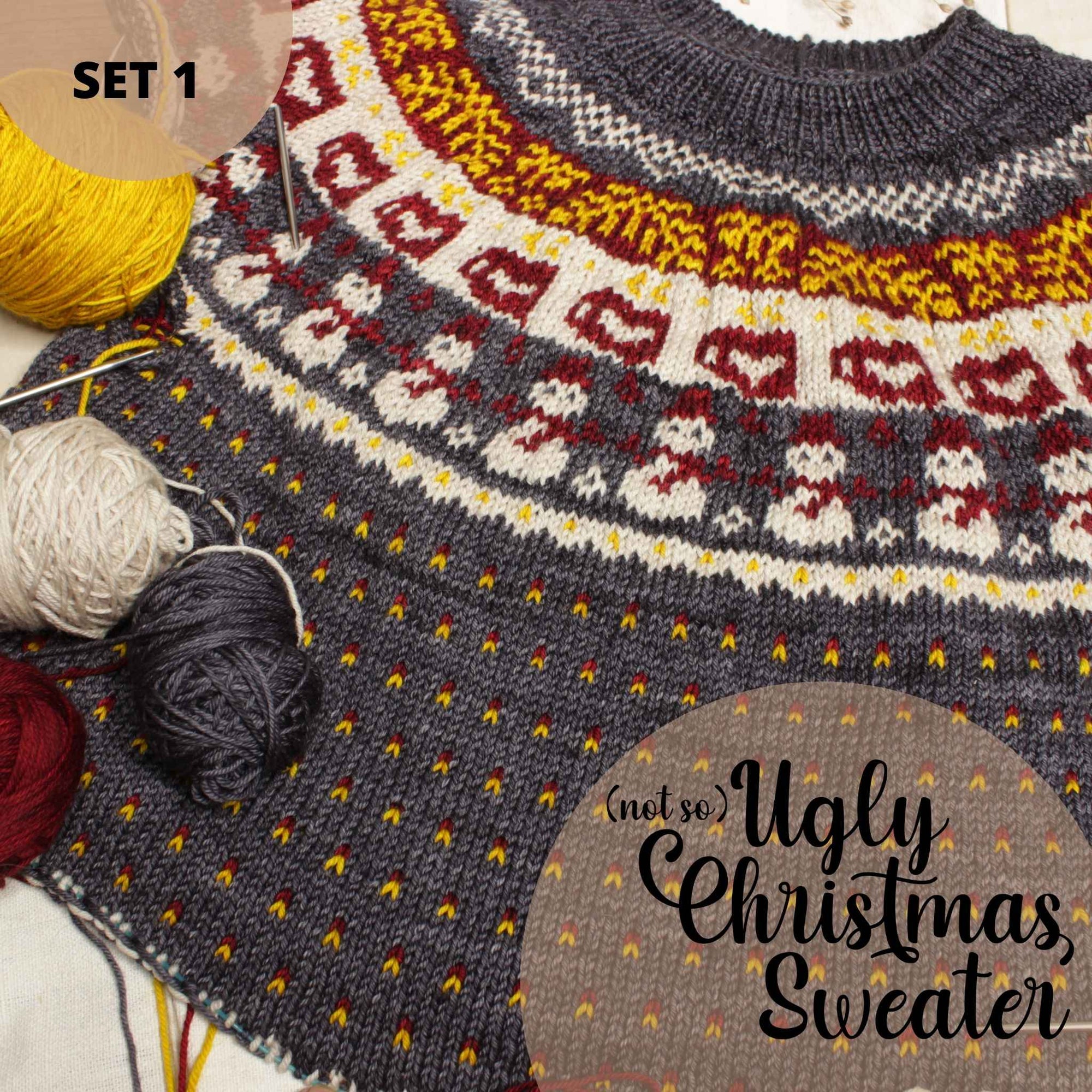(not so) ugly Christmas Sweater KAL