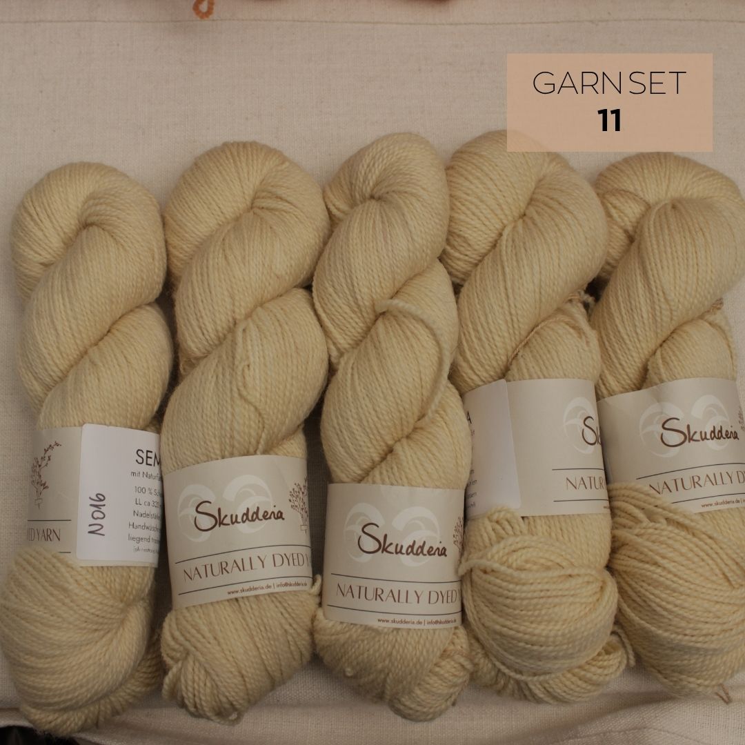 Semilla Sets mit Naturfarben gefärbt