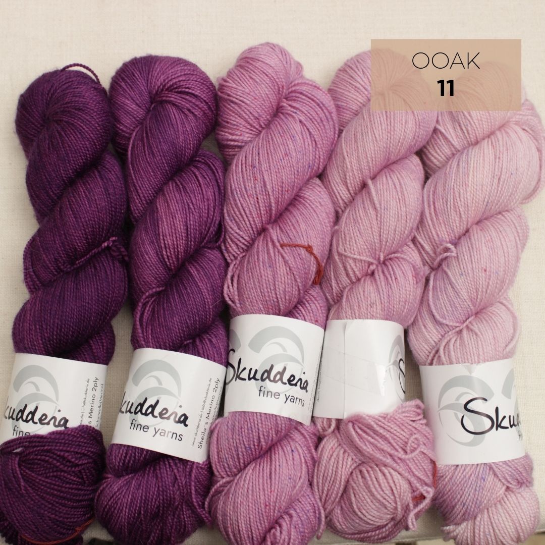 SHEILA´s MERINO 100 Garnsets OOAK