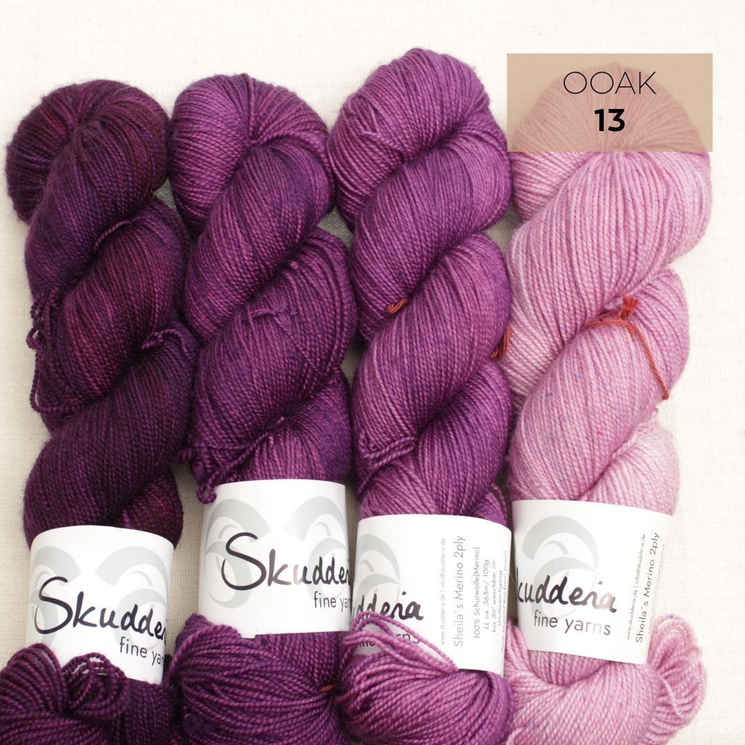 SHEILA´s MERINO 100 Garnsets OOAK