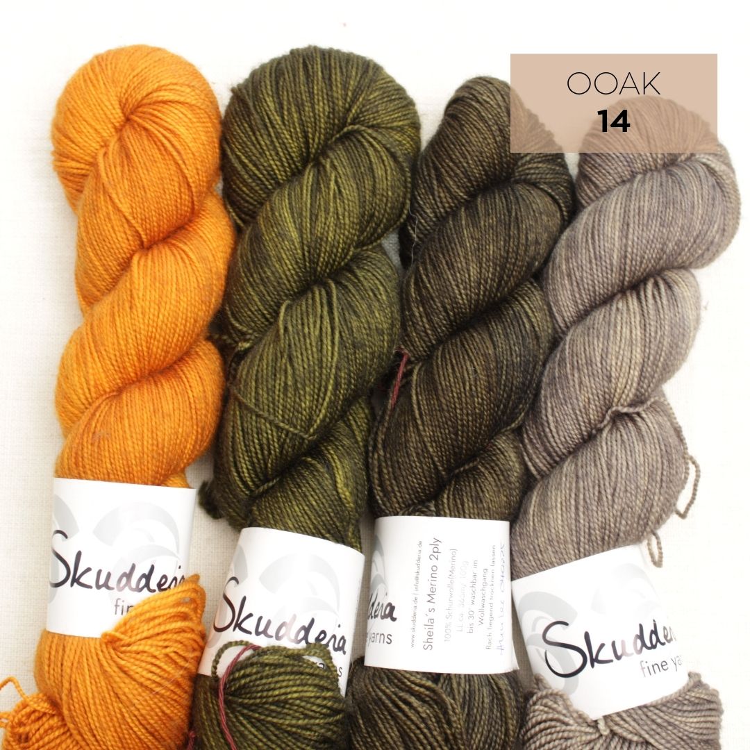 SHEILA´s MERINO 100 Garnsets OOAK