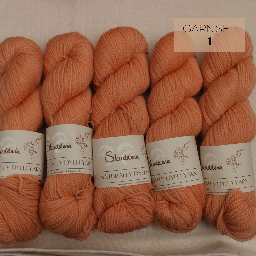 Semilla Sets mit Naturfarben gefärbt