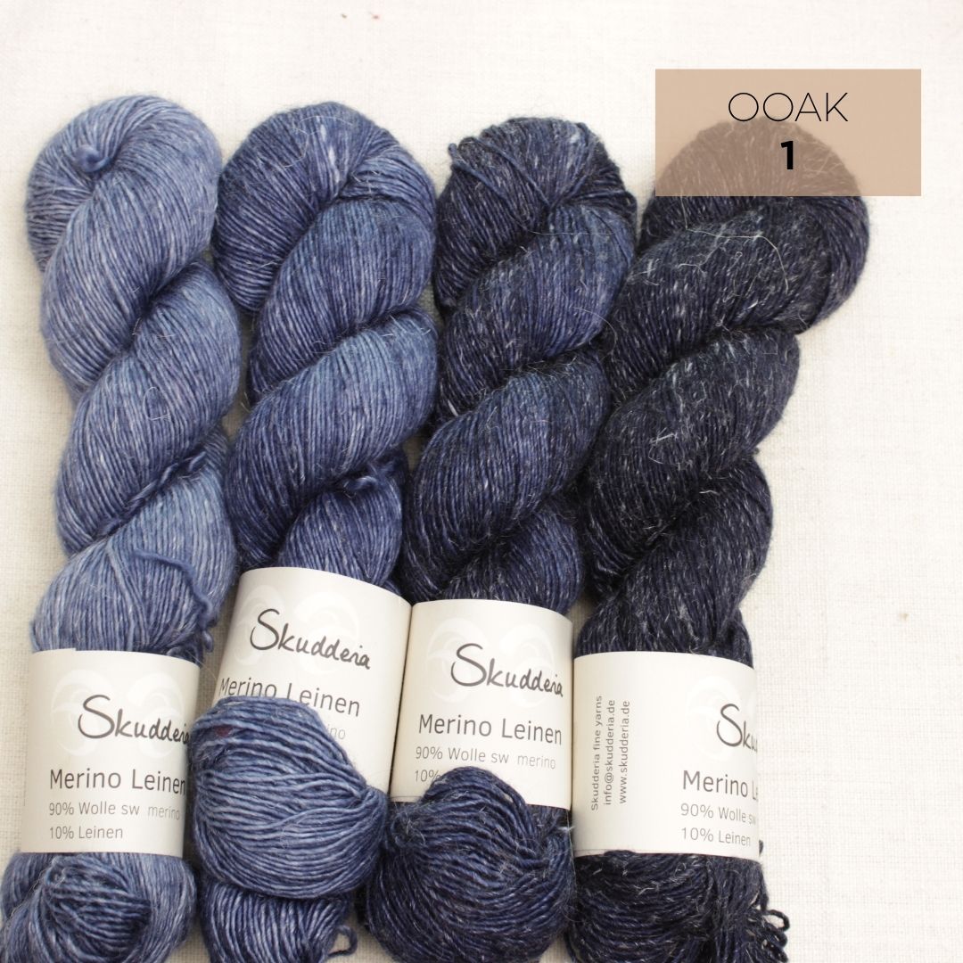 Merino Leinen OOAK Garnsets