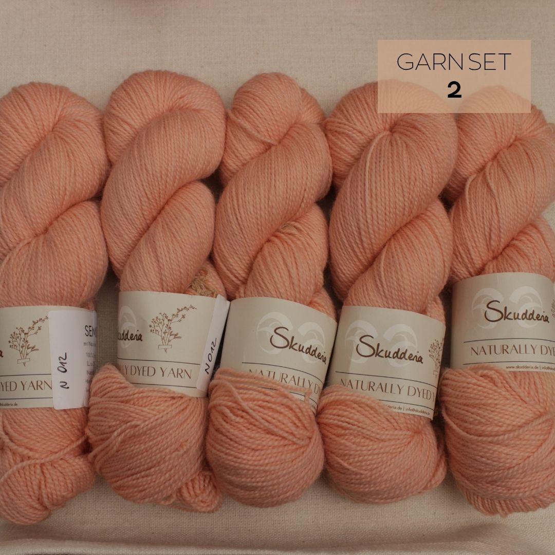 Semilla Sets mit Naturfarben gefärbt