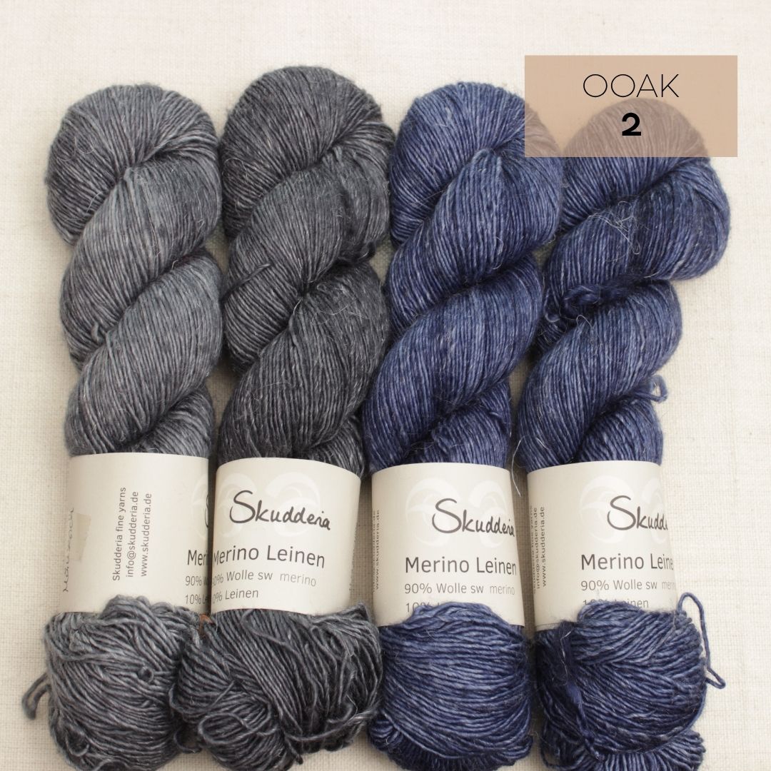 Merino Leinen OOAK Garnsets