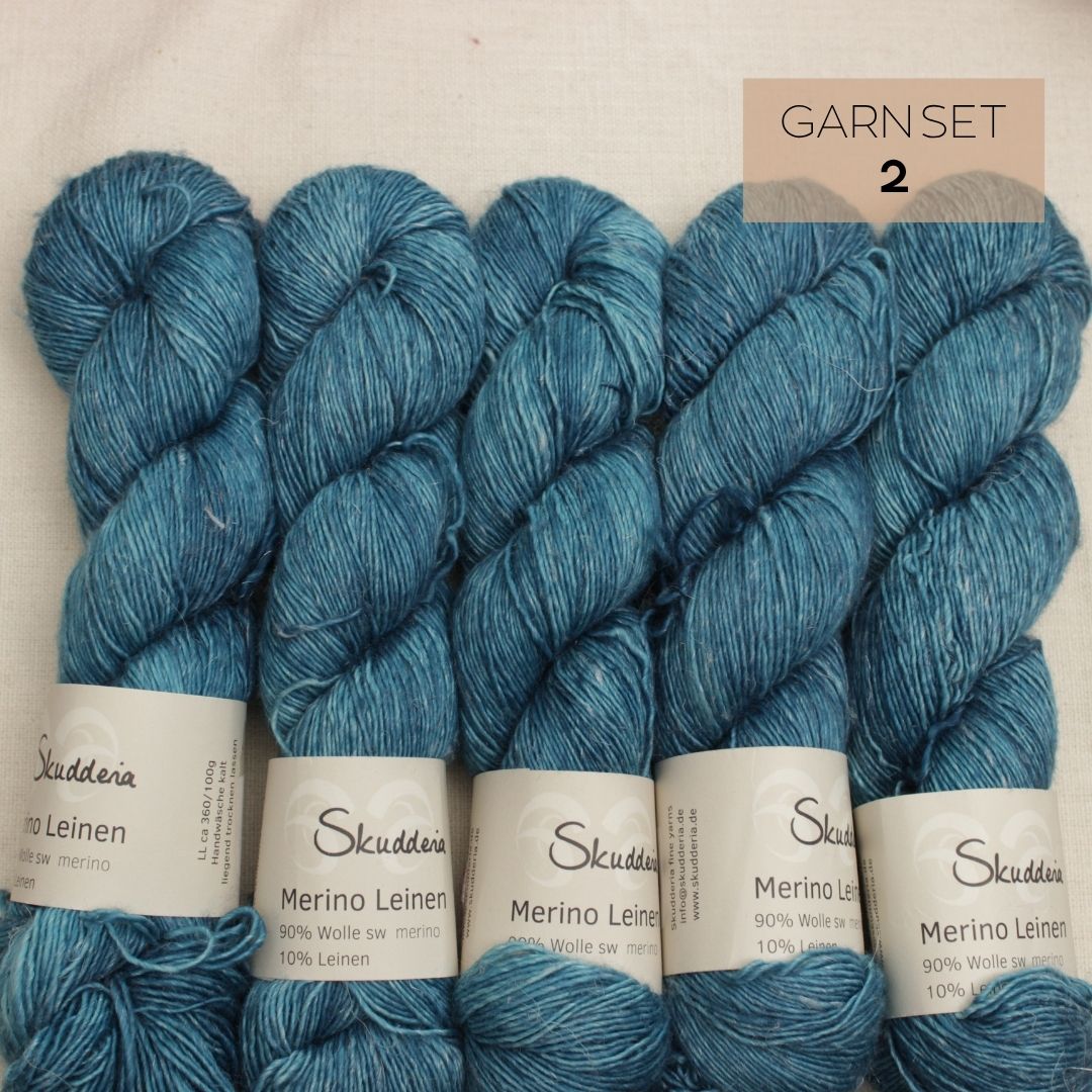 Merino Leinen OOAK Garnsets