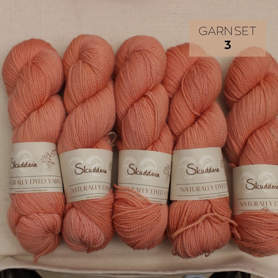 Semilla Sets mit Naturfarben gefärbt