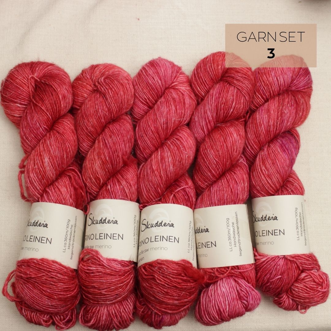 Merino Leinen OOAK Garnsets