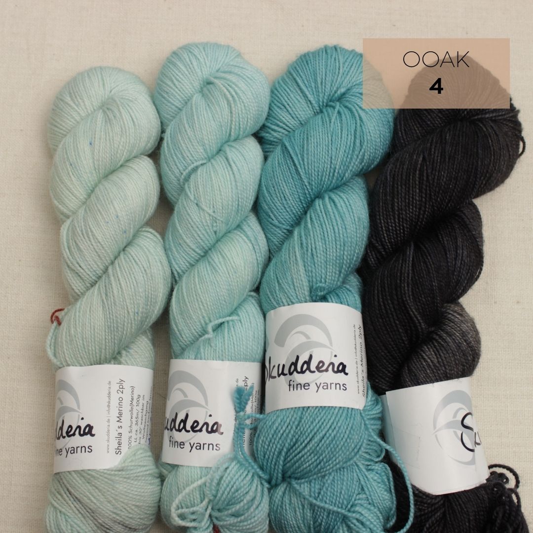 SHEILA´s MERINO 100 Garnsets OOAK