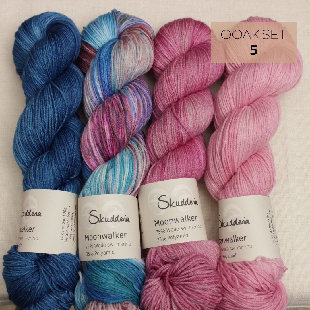 Moonwalker OOAK Garnsets 4er