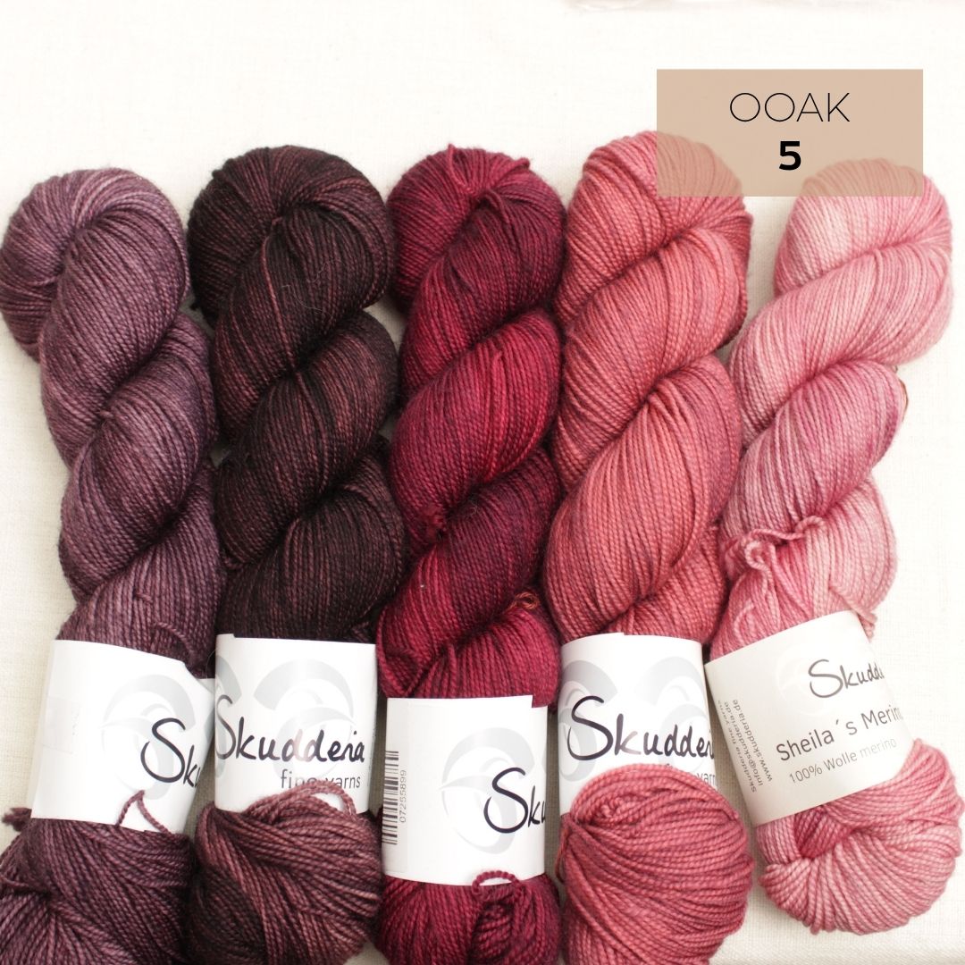 SHEILA´s MERINO 100 Garnsets OOAK