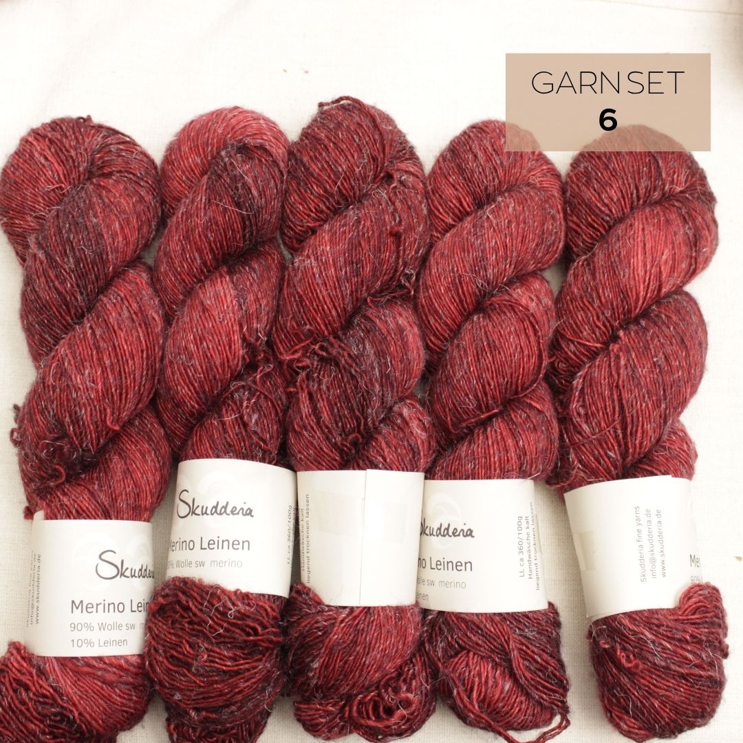 Merino Leinen OOAK Garnsets