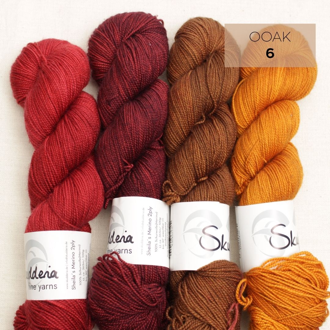 SHEILA´s MERINO 100 Garnsets OOAK