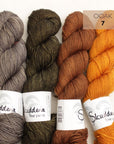 SHEILA´s MERINO 100 Garnsets OOAK