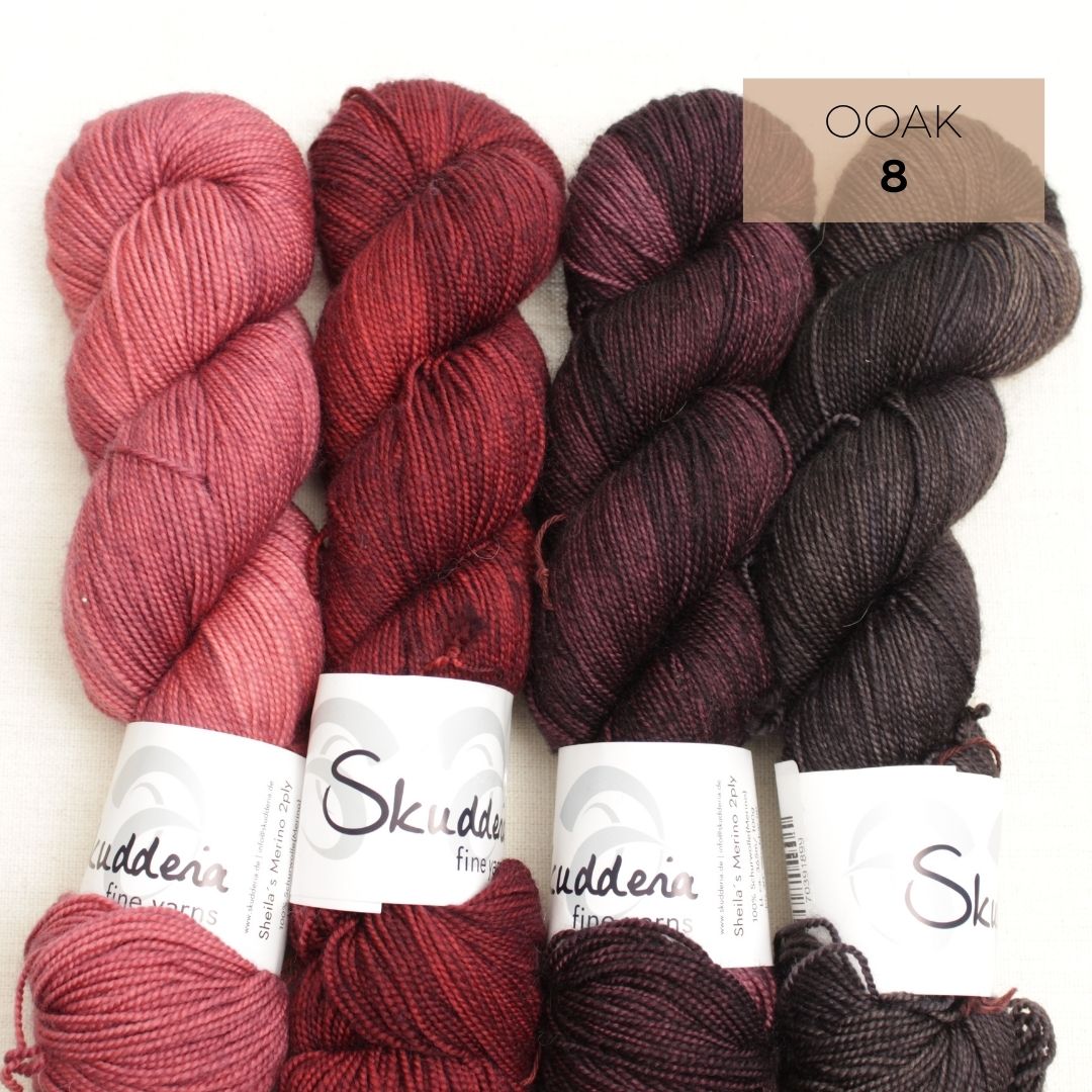 SHEILA´s MERINO 100 Garnsets OOAK