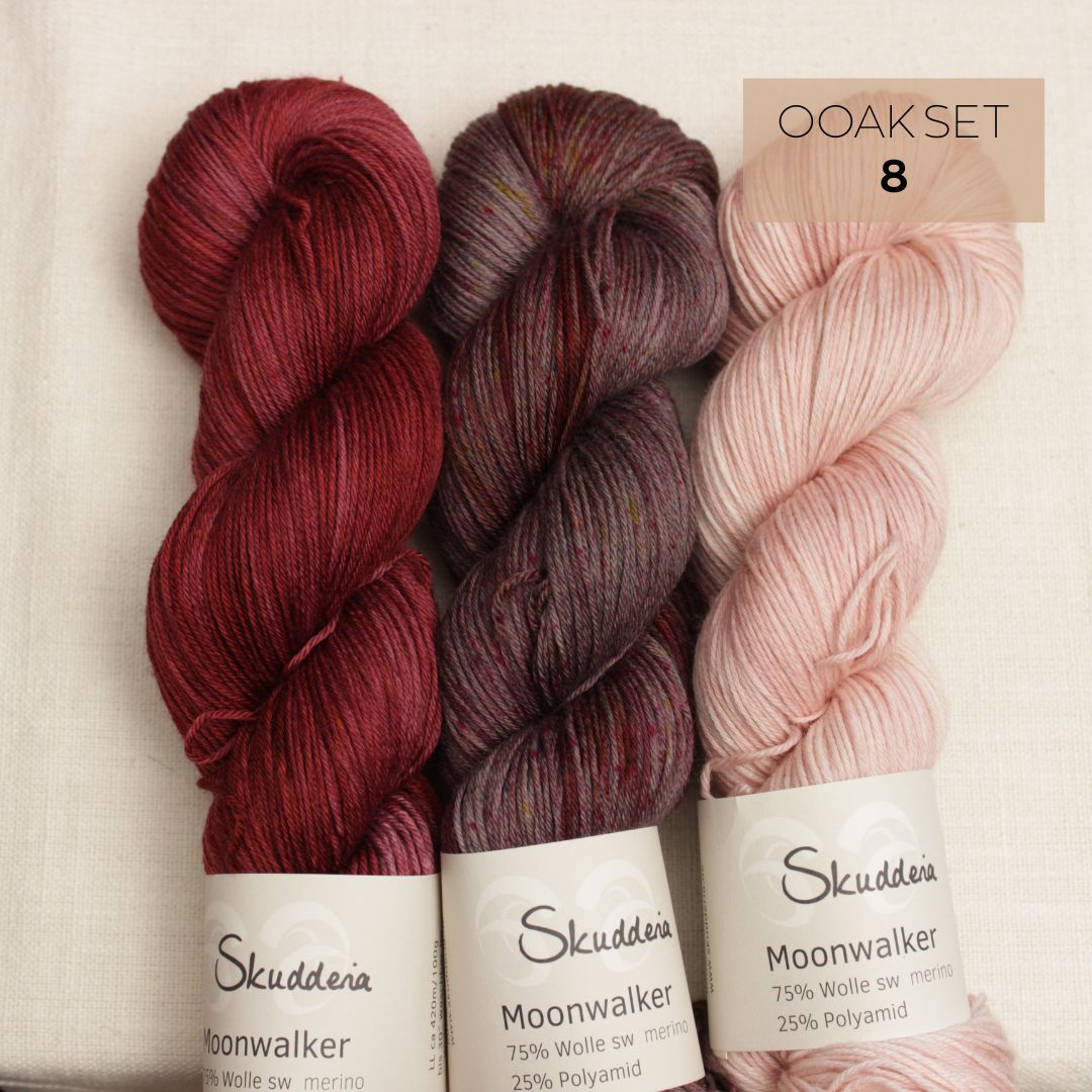 Moonwalker OOAK Garnsets 3er