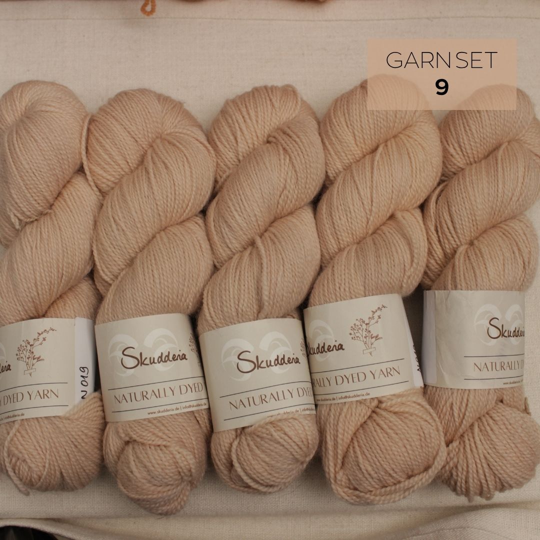 Semilla Sets mit Naturfarben gefärbt