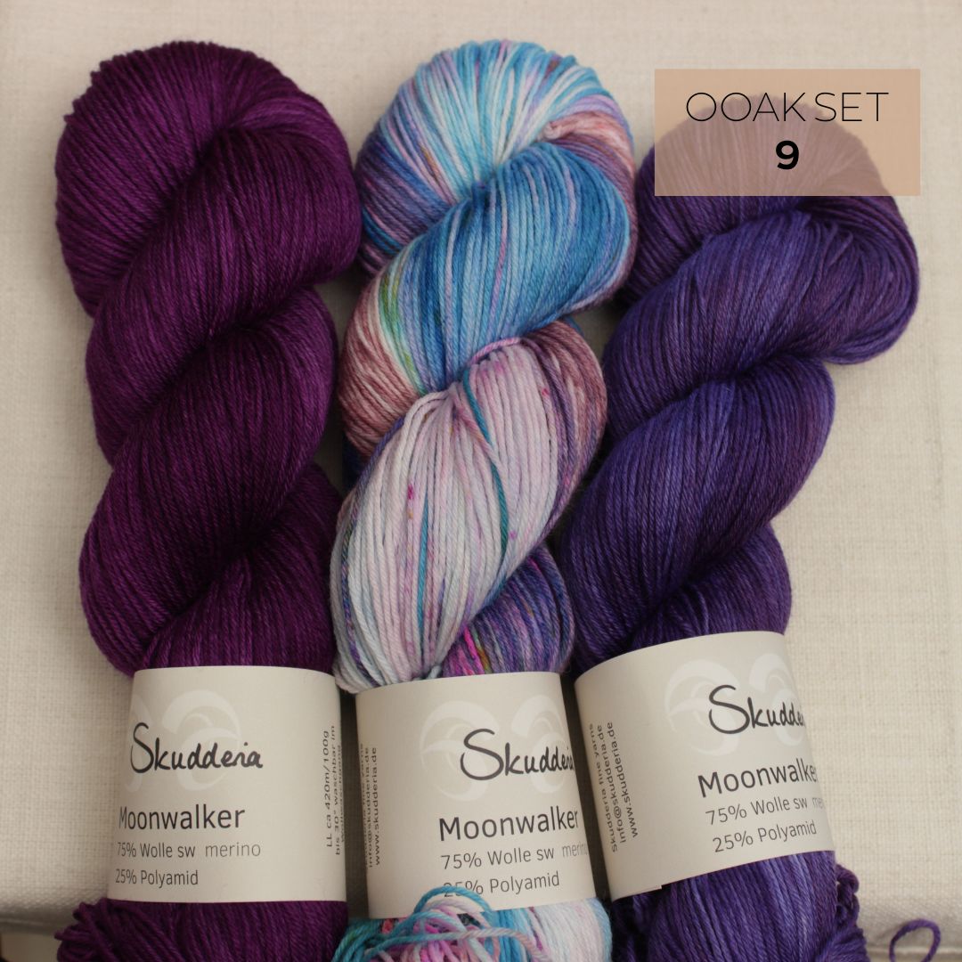 Moonwalker OOAK Garnsets 3er