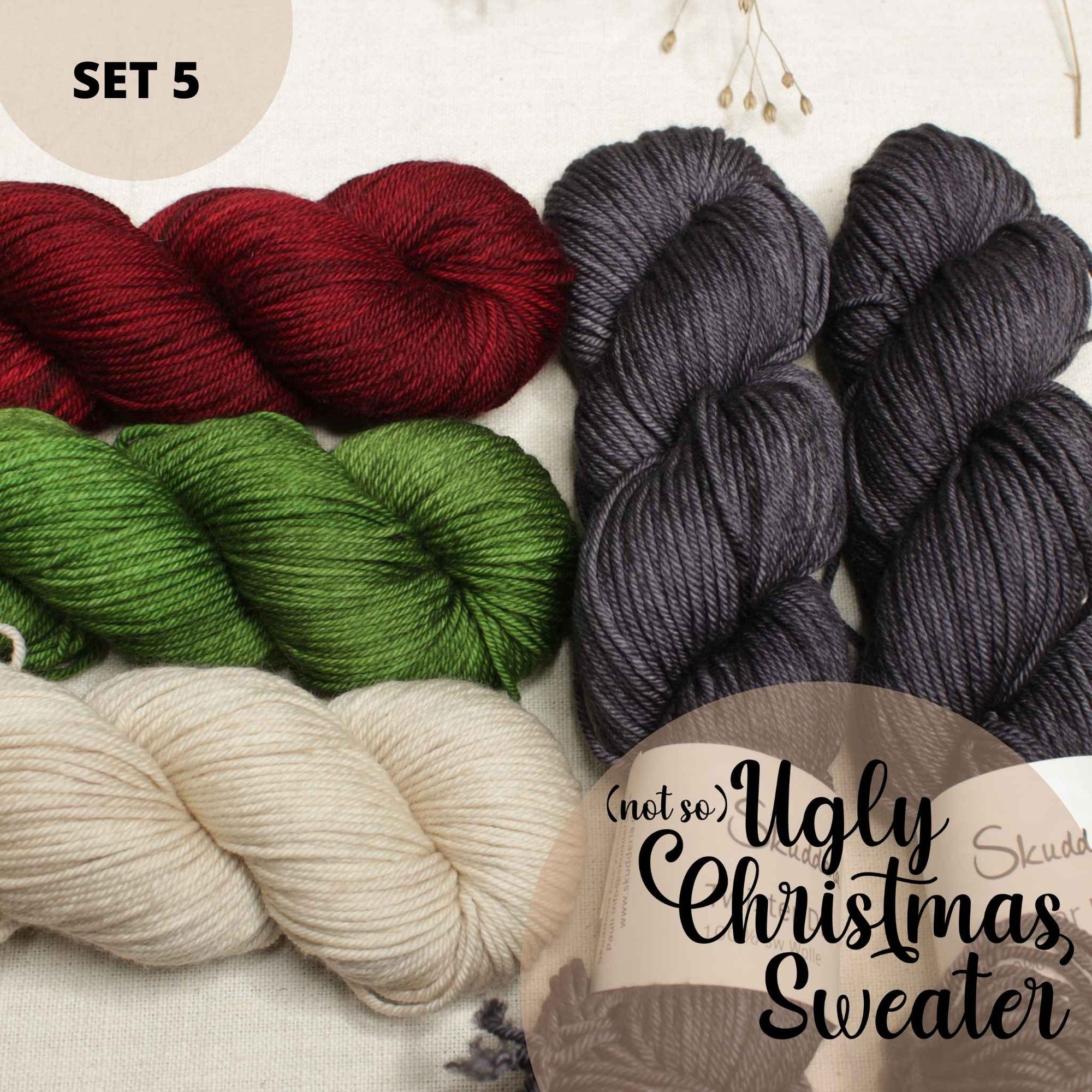(not so) ugly Christmas Sweater Garnsets (KAL)