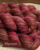 Maroon - Merino Leinen
