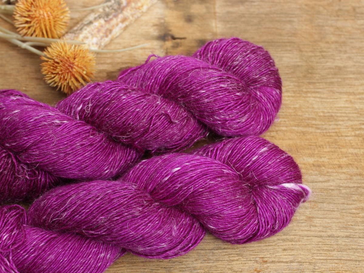 FUCHSIA  - Merino Leinen