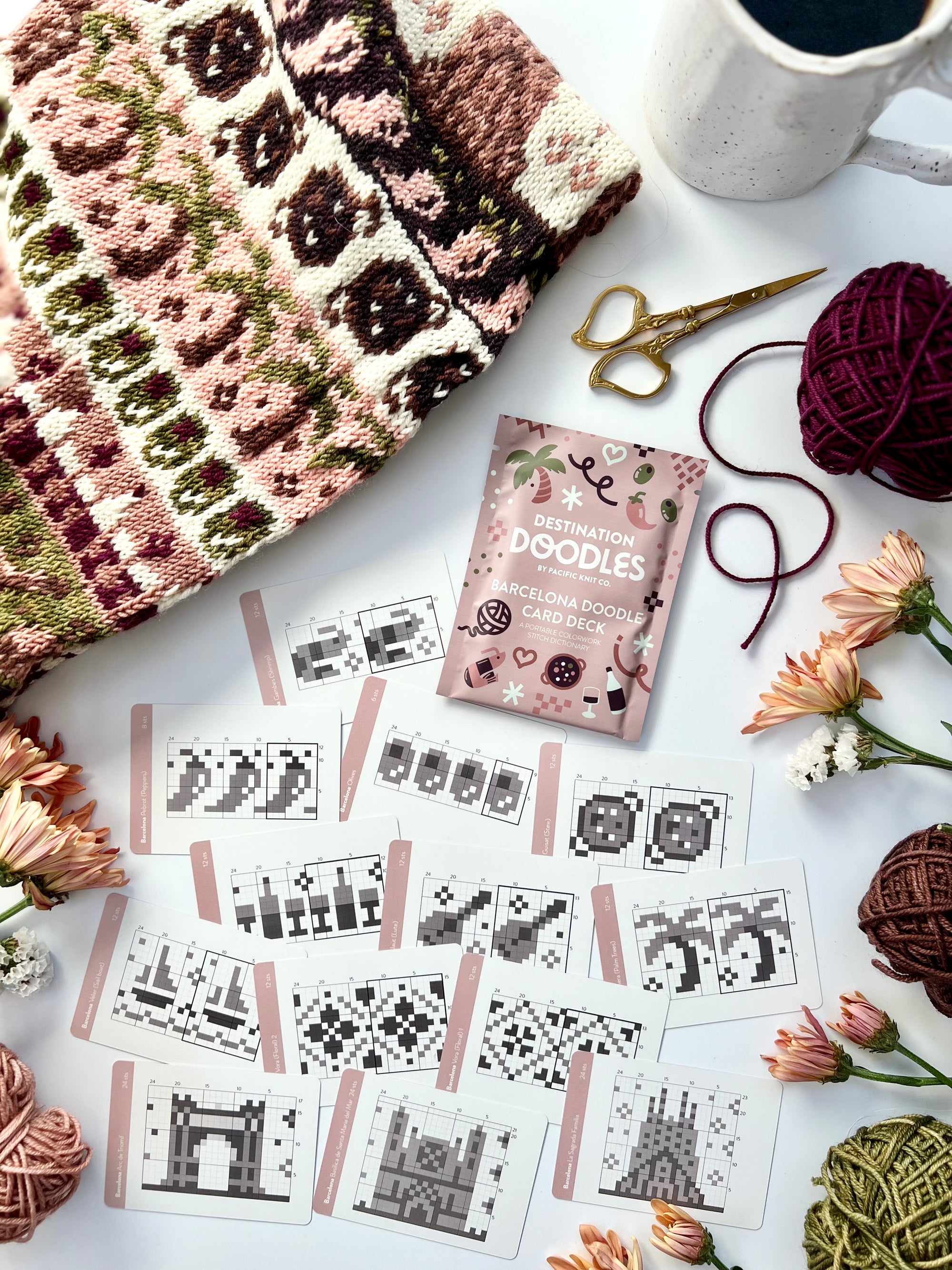 Destination Doodle Card Deck - BARCELONA