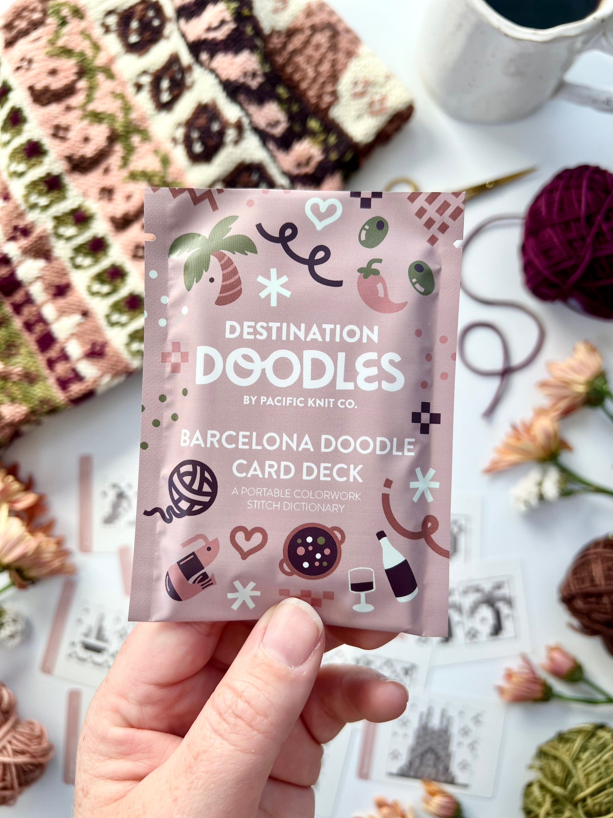 Destination Doodle Card Deck - BARCELONA
