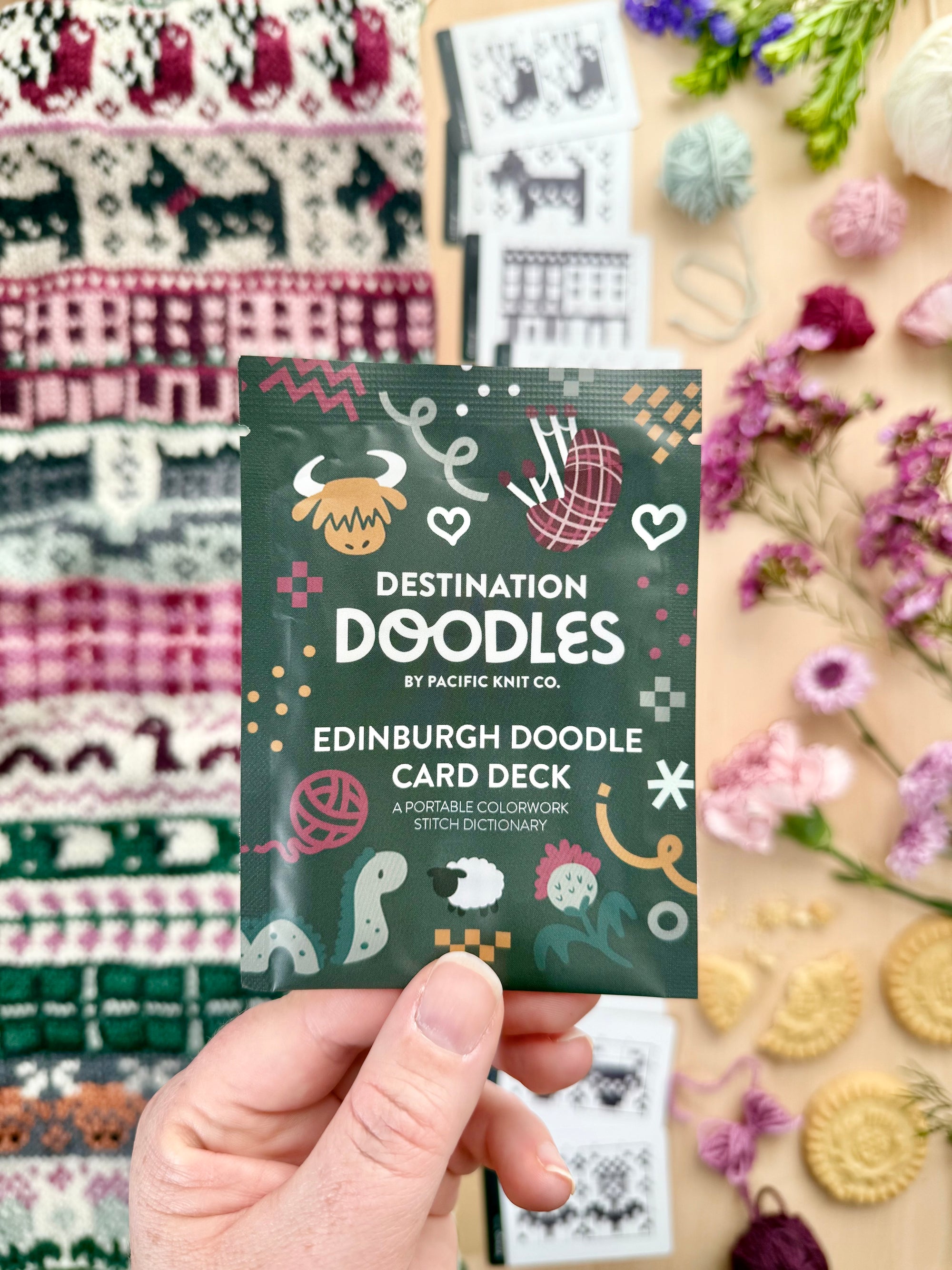 Destination Doodle Card Deck - EDINBURGH