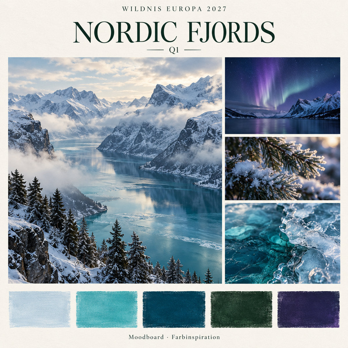 Nordische Fjordlandschaft als Inspiration für Nordic Fjords aus WILDNIS EUROPA 202